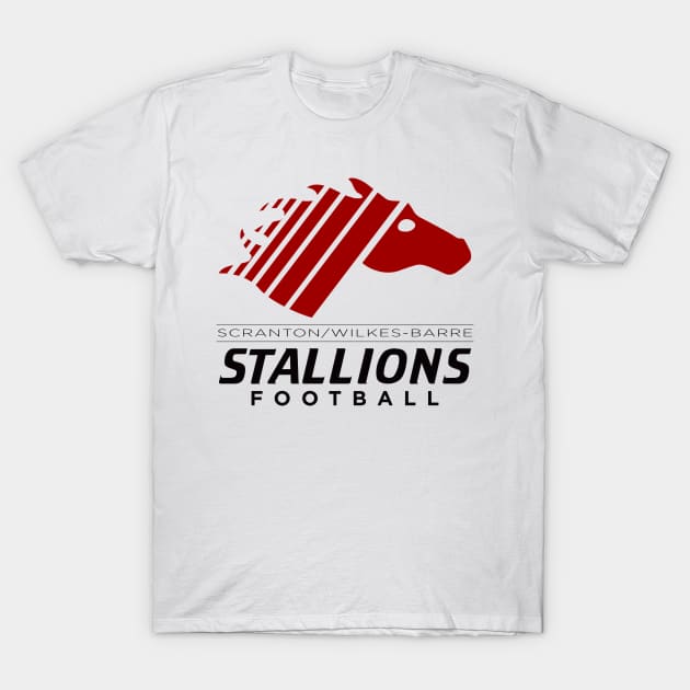 Scranton/Wilkes-Barre Stallions T-Shirt by Tee Arcade